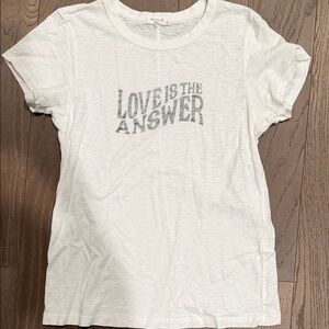 rag & bone White Graphic Tee